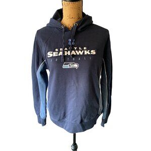 👗 2/$30 👗 Navy Blue Women's Seattle Seahawks NFL Hoodie sz Large